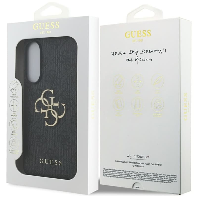 Guess Big 4G Logo Classic Logo - Case for Samsung Galaxy S25 Edge (black) 8