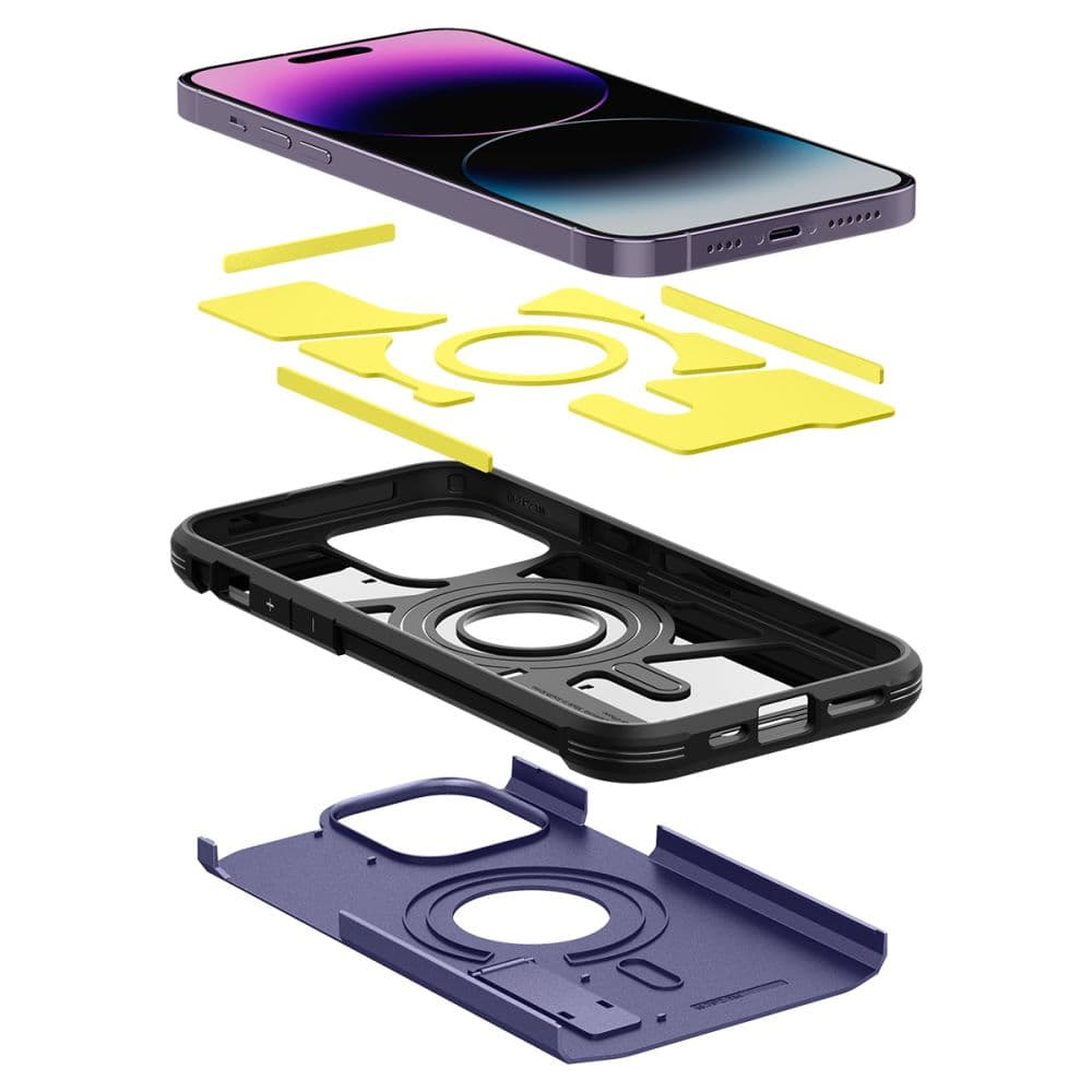 Spigen Tough Armor MagFit - Case for iPhone 14 Pro Max MagSafe (Purple) 4
