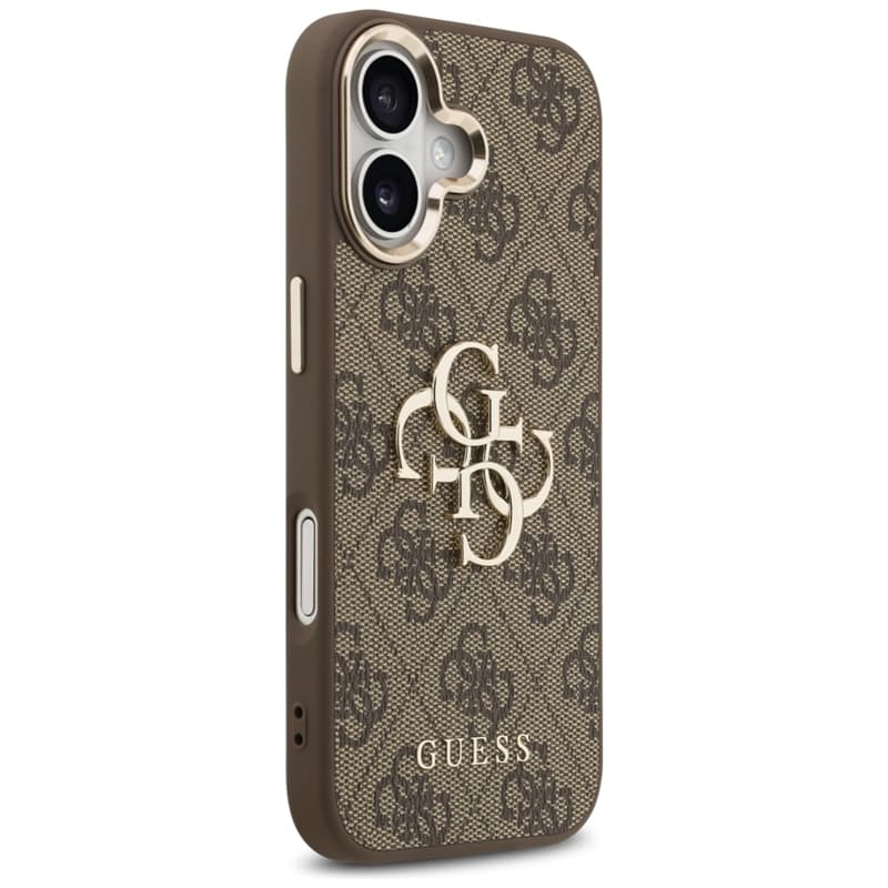 Guess 4G Big 4G Classic Logo - Case iPhone 17 (Brown / Gold) 4