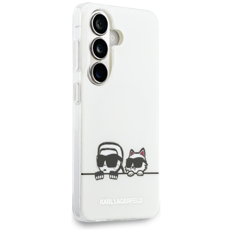 Karl Lagerfeld IML Peekaboo Karl & Choupette MagSafe - Samsung Galaxy S26 Case (Clear) 3