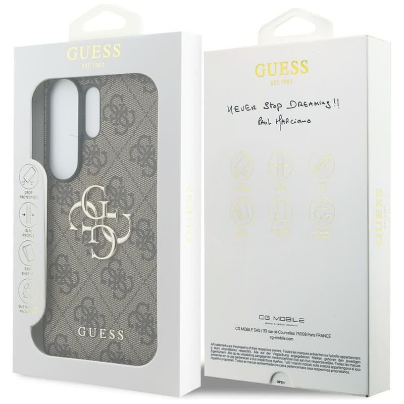 Guess 4G Big Metal Logo - Samsung Galaxy S26 Ultra Case (Brown) 8