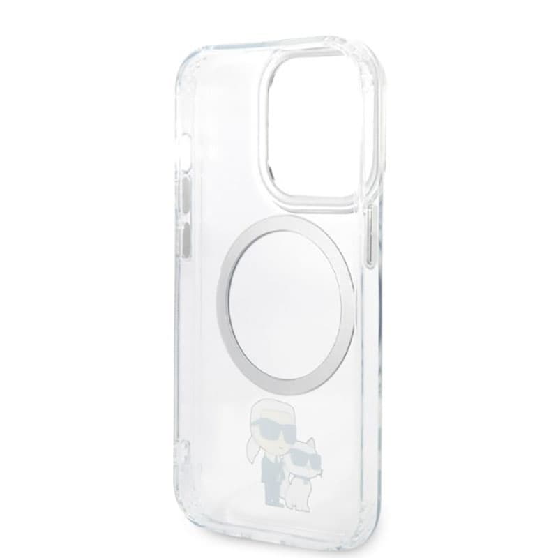 Karl Lagerfeld IML NFT Karl & Choupette MagSafe - Case for iPhone 14 Pro (Clear) 7