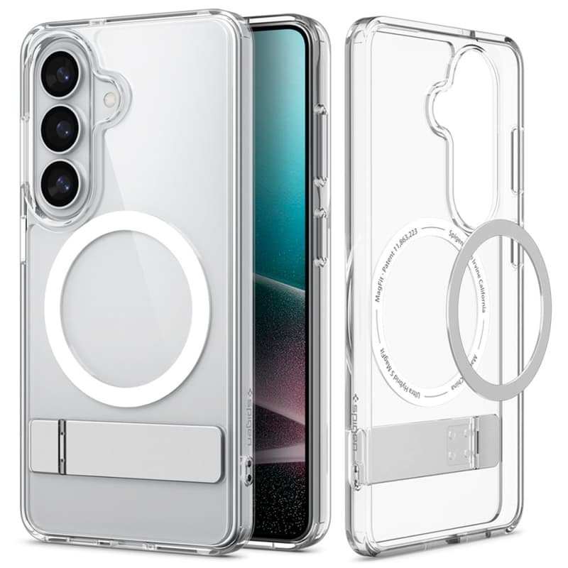 Spigen Ultra Hybrid S Mag MagSafe - Case for Samsung Galaxy S26+ (Clear/White) 2