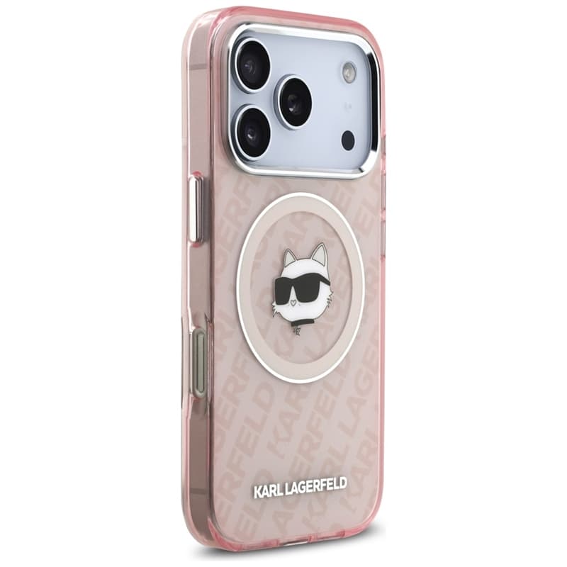 Karl Lagerfeld IML Choupette Head Logo MagSafe - Case for iPhone 17 Pro Max (pink) 4