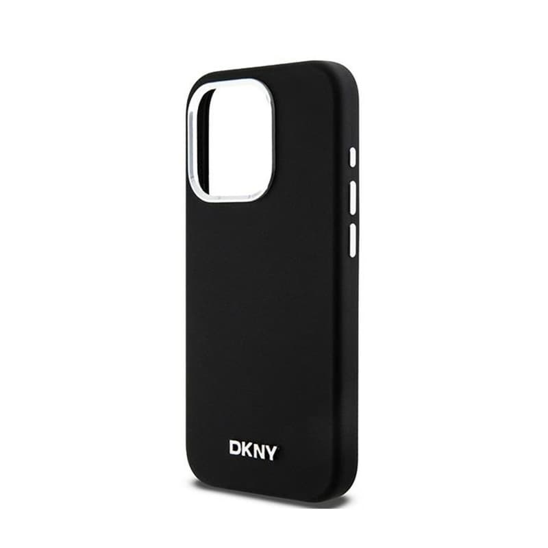 DKNY Liquid Silicone Small Metal Logo MagSafe - Case for iPhone 15 Pro (black) 6