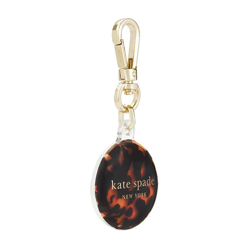 Kate Spade New York Keychain Holder - Protective pendant case for Apple AirTag 1 / 2 (Tortoiseshell) 3