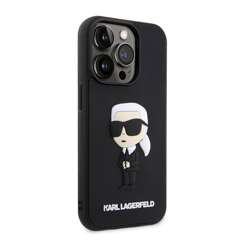 Karl Lagerfeld 3D Rubber NFT Ikonik - Case for iPhone 14 Pro (Black) 4