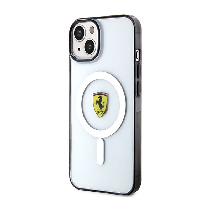 Ferrari Outline Magsafe - Case for iPhone 14 Plus (Transparent) 2