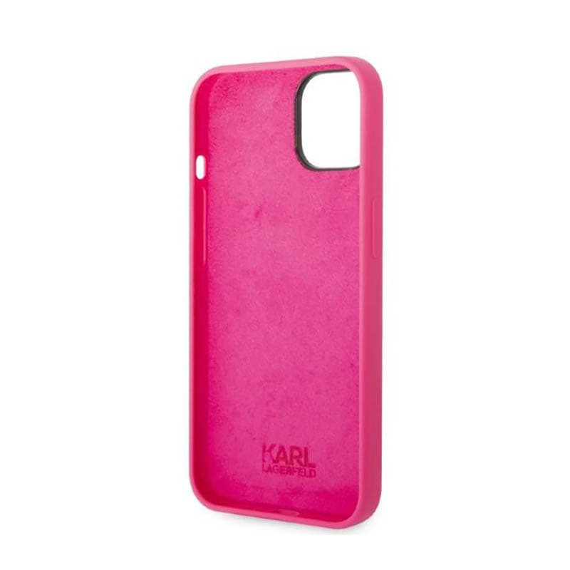 Karl Lagerfeld Silicone RSG - Case for iPhone 14 Plus (Pink) 7