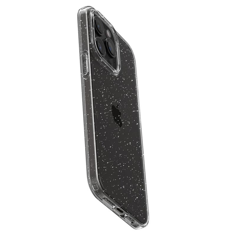 Spigen Liquid Crystal Glitter - Case for iPhone 15 Pro Max (Transparent) 8