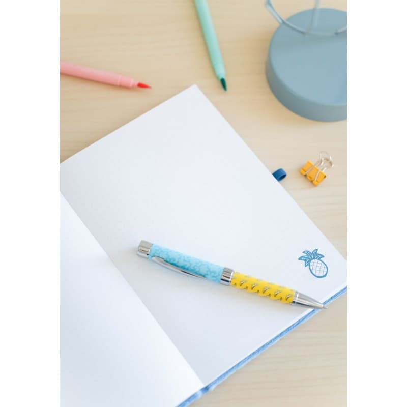 Disney Stitch - Plush A5 notebook + pen flashlight from the Tropical collection 6