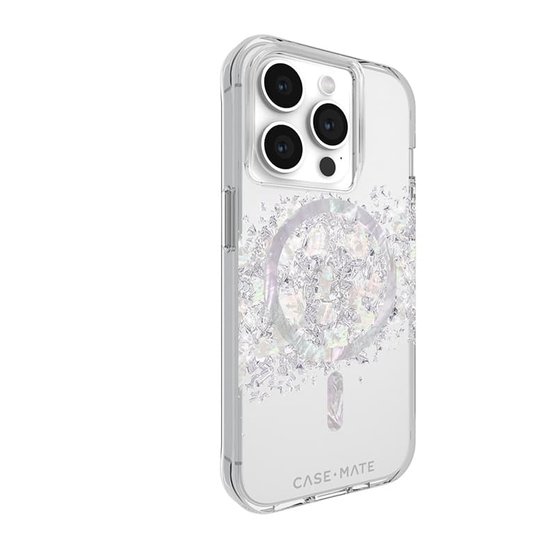 Case-Mate Karat MagSafe - iPhone 15 Pro Case with Mother of Pearl (A Touch of Pearl) 2