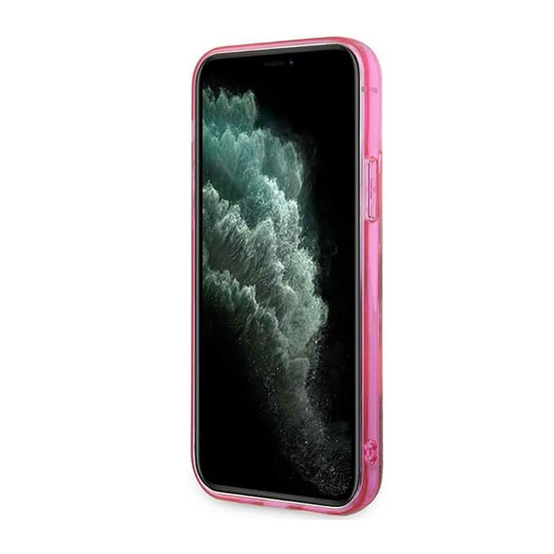 Karl Lagerfeld Liquid Glitter NFT Choupette Head - Case for iPhone 12 / iPhone 12 Pro (Pink) 5