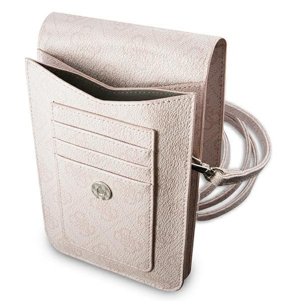 Guess Wallet 4G Triangle Logo Phone Bag (Pink) 4