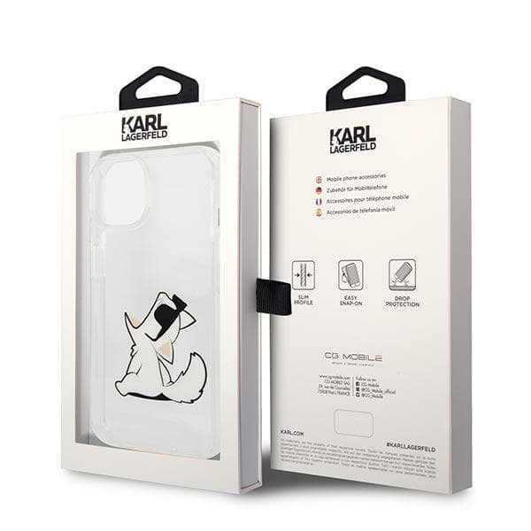 Karl Lagerfeld Leather Perforated Logo Case iPhone 14 Plus 8