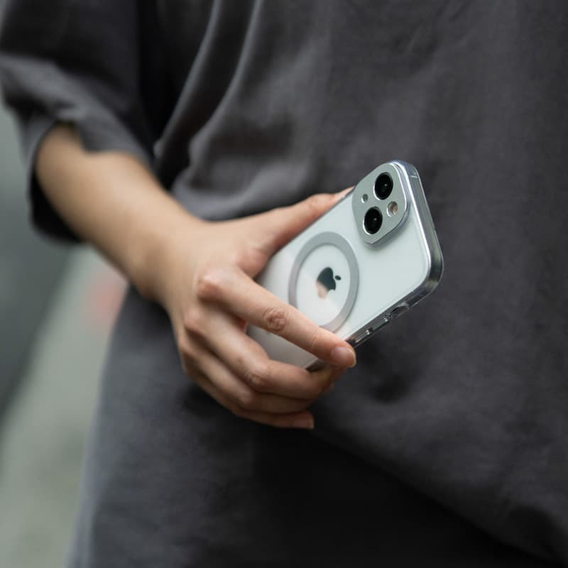 Moshi iGlaze MagSafe - Case for iPhone 15 (Meteorite Gray) 8