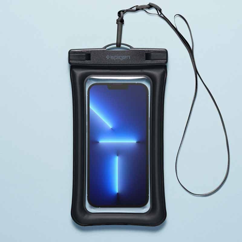 Spigen A610 Universal Waterproof Float Case - Case for smartphones up to 6.9" (Black) 4