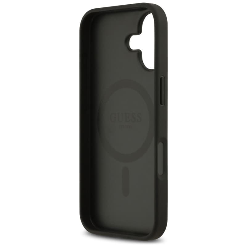 Guess 4G Circle Classic Logo MagSafe – Case iPhone 17 (Black) 7
