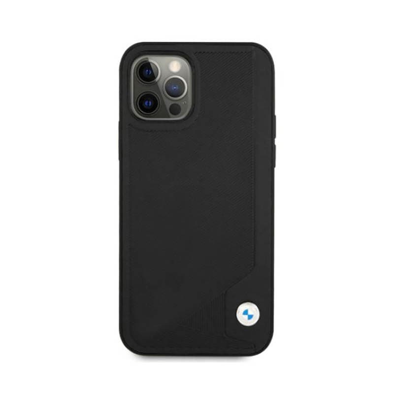BMW Leather Deboss - Case for iPhone 12 / iPhone 12 Pro (Black) 3
