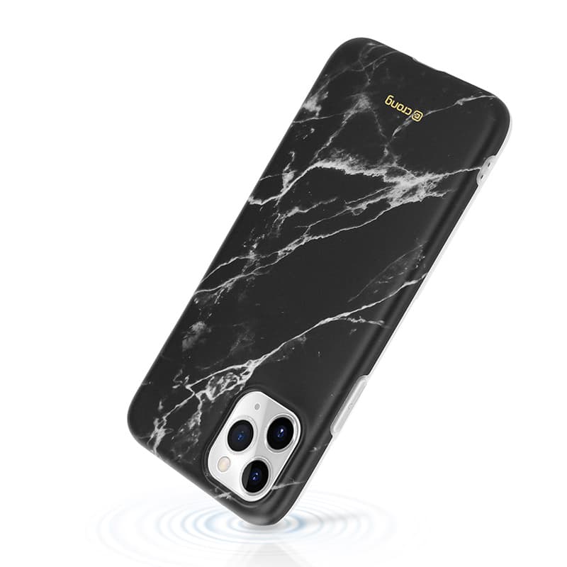 Crong Marble Case – iPhone 11 Pro Case (Black) 4