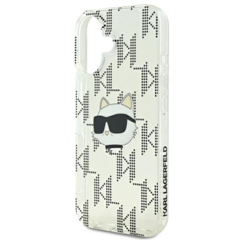 Karl Lagerfeld IML Choupette Head Electroplated - Case for iPhone 16 (transparent) 6