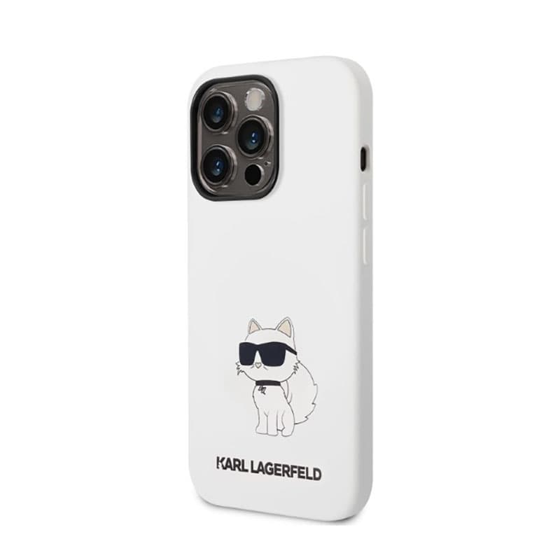 Karl Lagerfeld Silicone NFT Choupette - Case for iPhone 14 Pro (White) 2