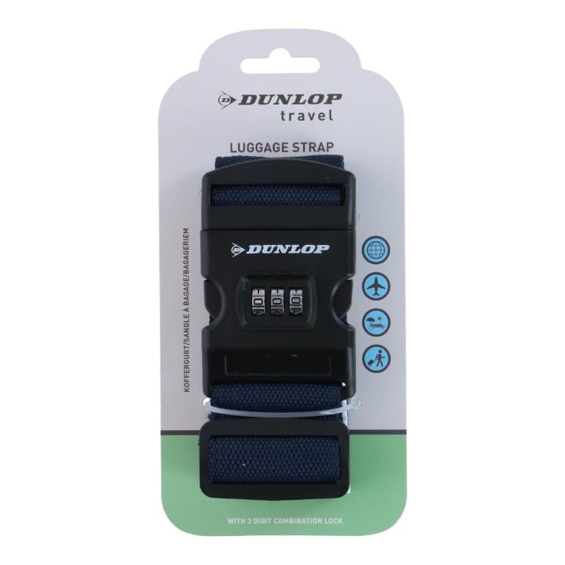 Dunlop - Luggage strap with combination 200x5 cm (Blue) 2