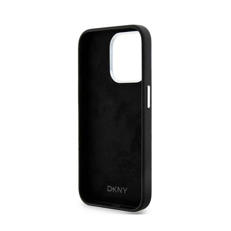 DKNY Liquid Silicone Small Metal Logo MagSafe - Case for iPhone 15 Pro (black) 7
