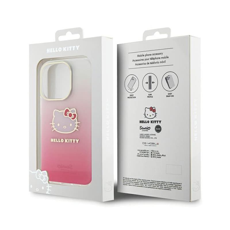 Hello Kitty IML Gradient Electrop Kitty Head - Case iPhone 13 Pro (pink) 8