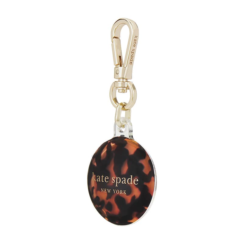 Kate Spade New York Keychain Holder - Protective pendant case for Apple AirTag 1 / 2 (Tortoiseshell) 2