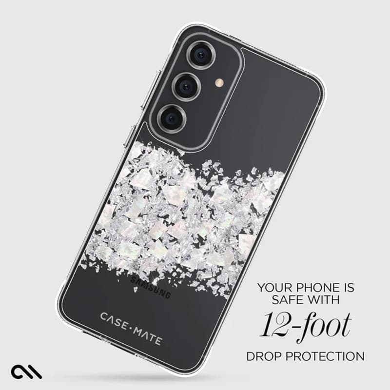 Case-Mate Karat - Samsung Galaxy S24+ case decorated with mother-of-pearl (A Touch of Pearl) 8