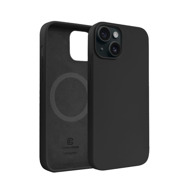 Crong Color Cover Magnetic - iPhone 15 MagSafe Case (Black) 2