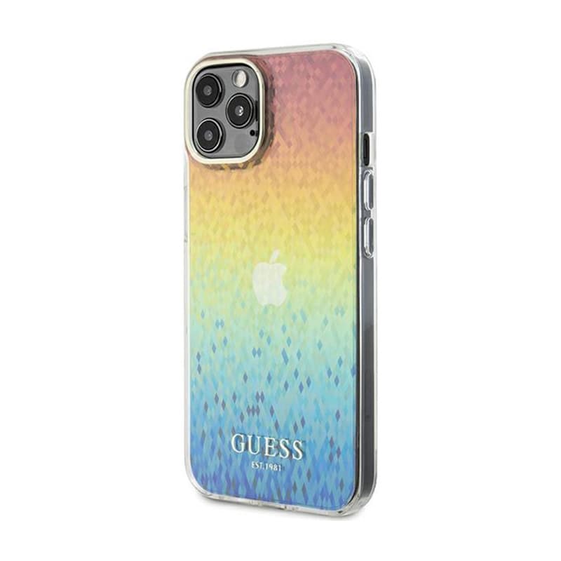 Guess IML Faceted Mirror Disco Iridescent - Case for iPhone 13 Pro (Iridescent) 2