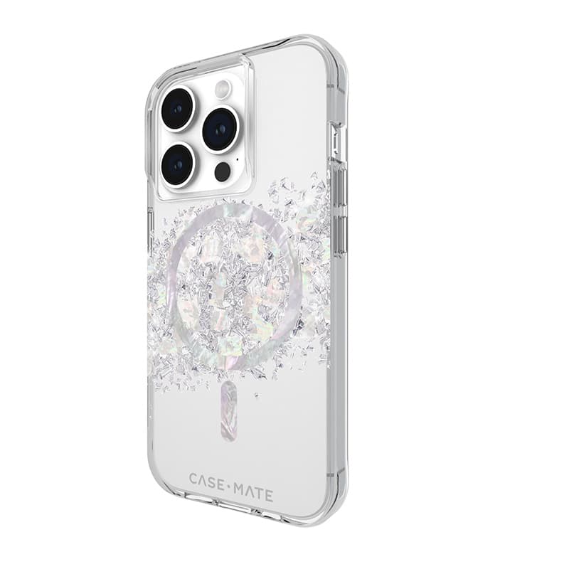 Case-Mate Karat MagSafe - iPhone 15 Pro Case with Mother of Pearl (A Touch of Pearl) 3