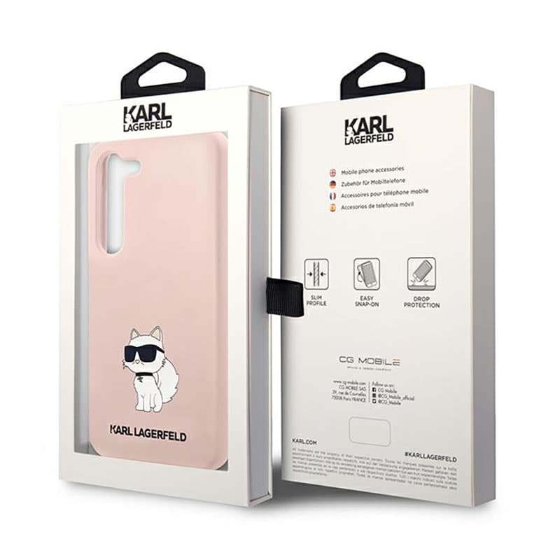Karl Lagerfeld Silicone NFT Choupette - Case for Samsung Galaxy S23+ (Pink) 8