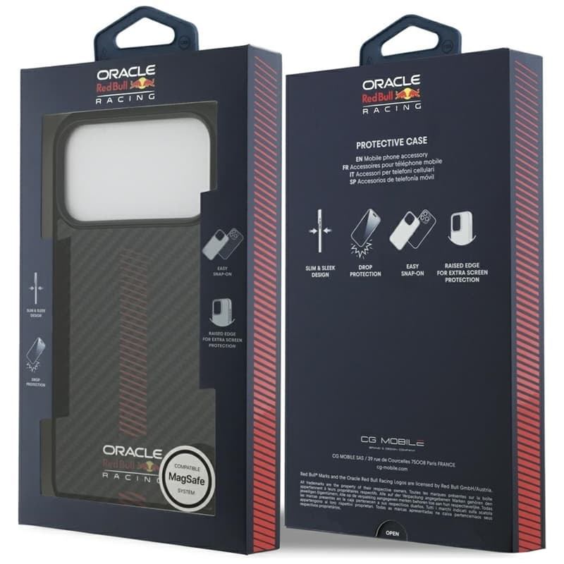Red Bull Kevlar Powerbar MagSafe - iPhone 17 Pro Max Case (Black) 8