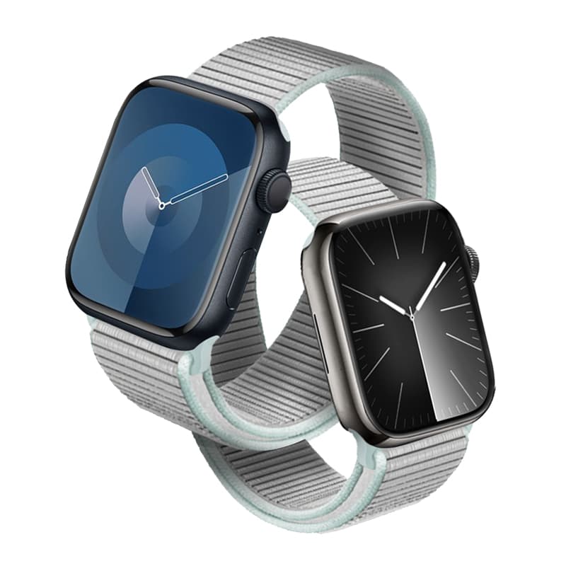Crong Nylon - Sport Band for Apple Watch 38/40/41/42 mm (Pastel Gray) 8