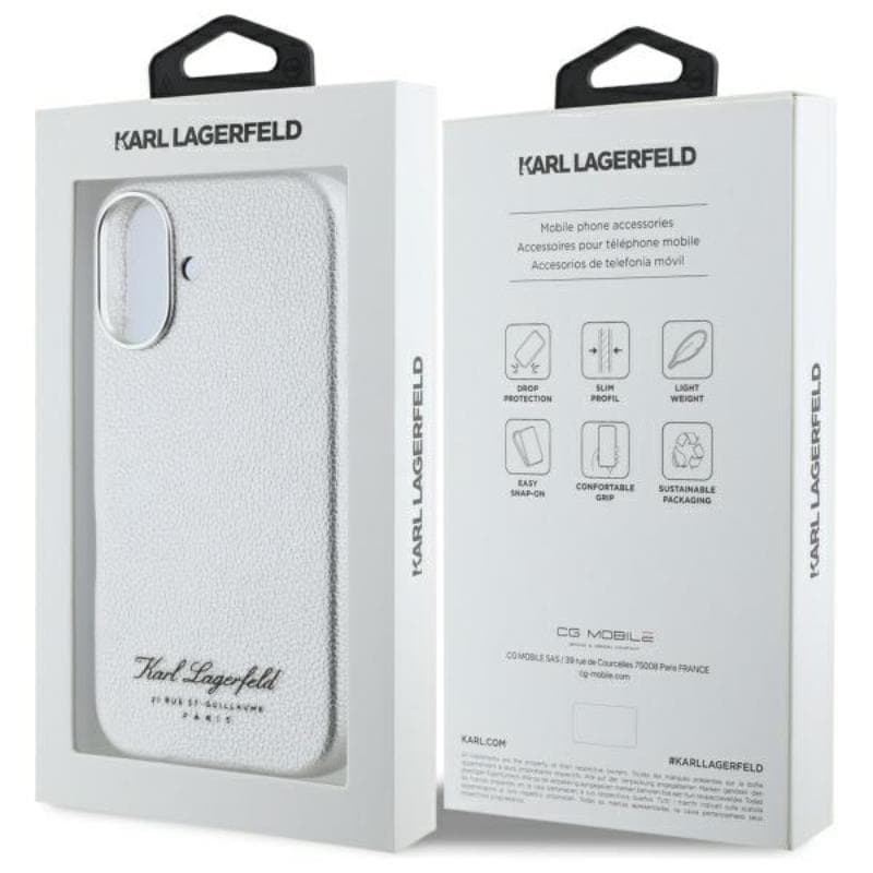 Karl Lagerfeld Hotel RSG - Case for iPhone 16 (gray) 8