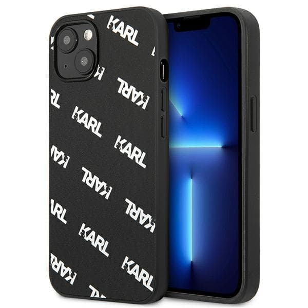 Karl Lagerfeld Allover - Case for iPhone 13 Mini (Black) 1