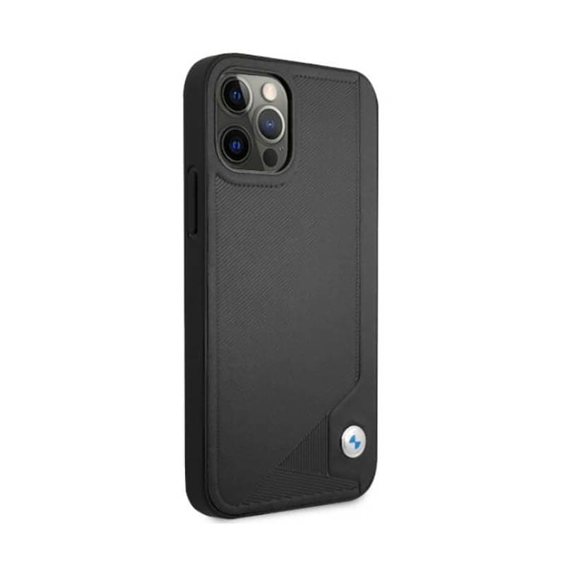 BMW Leather Deboss - Case for iPhone 12 / iPhone 12 Pro (Black) 4