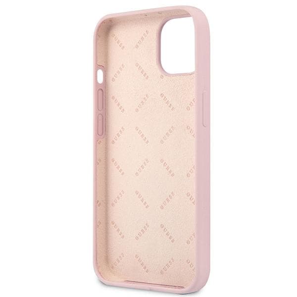 Guess Silicone Triangle Logo - Cover iPhone 13 mini (Purple) 7