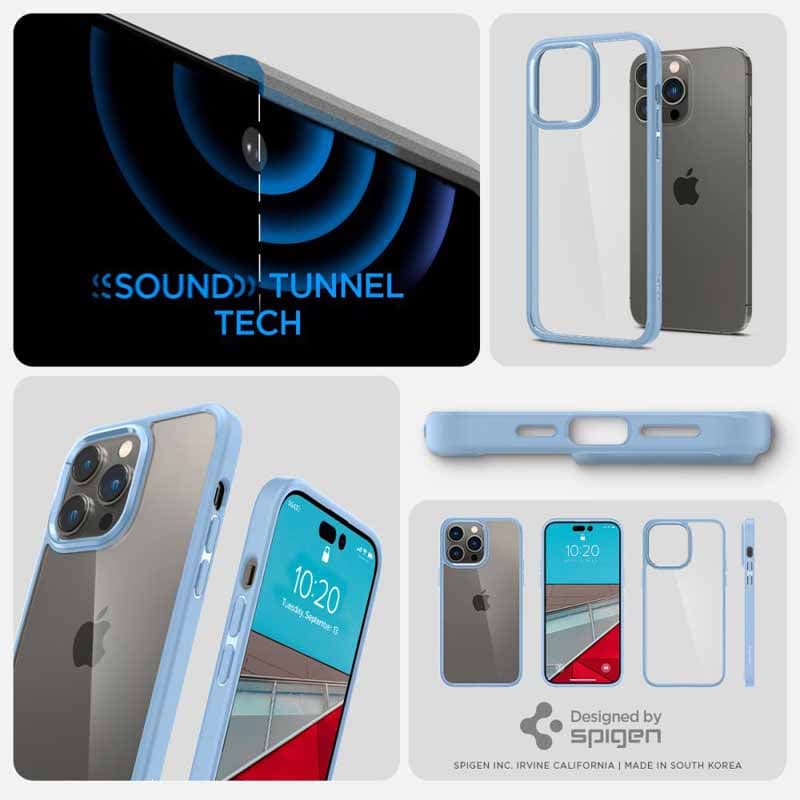 Spigen Ultra Hybrid - Case for iPhone 14 Pro (Blue) 2