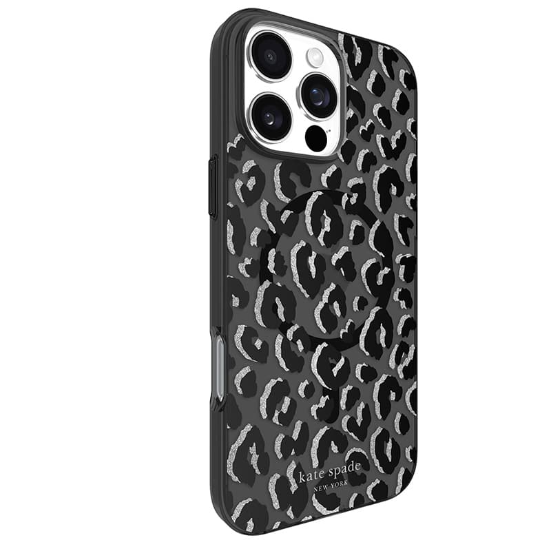 Kate Spade New York Protective MagSafe - Case for iPhone 16 Pro Max (City Leopard) 3