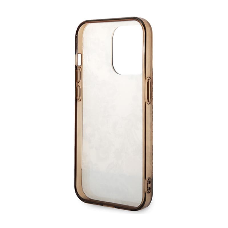 Guess Porcelain Collection - Case for iPhone 14 Pro Max (Ochre) 7