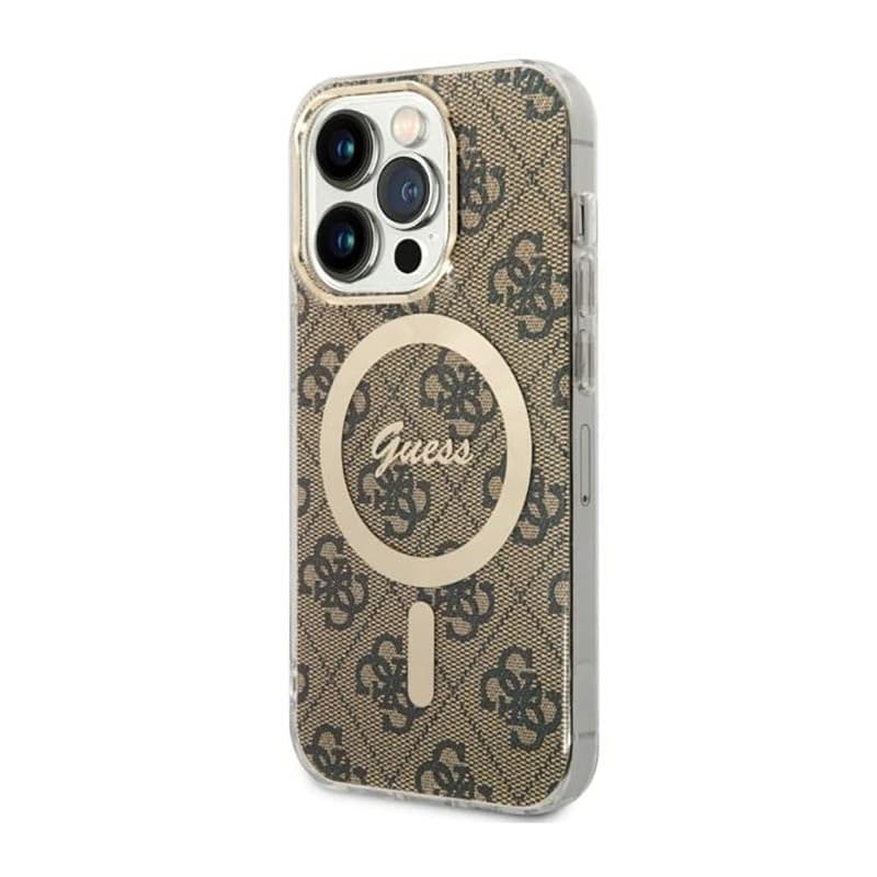 Guess 4G MagSafe - Case for iPhone 14 Pro (Brown) 1