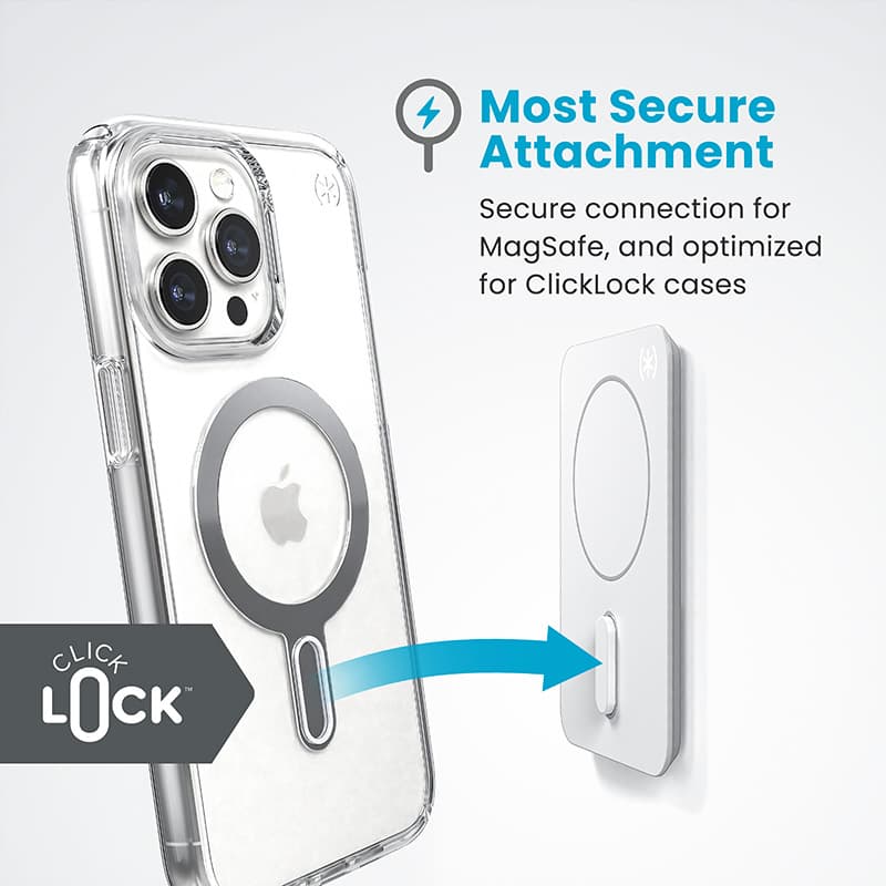 Speck Everywhere Mount + ClickLock - MagSafe Magnetic Mount (White) 5