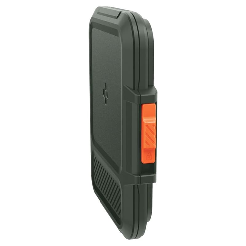 Spigen Lock Fit MagSafe - Magnetic Wallet (Military Green) 7