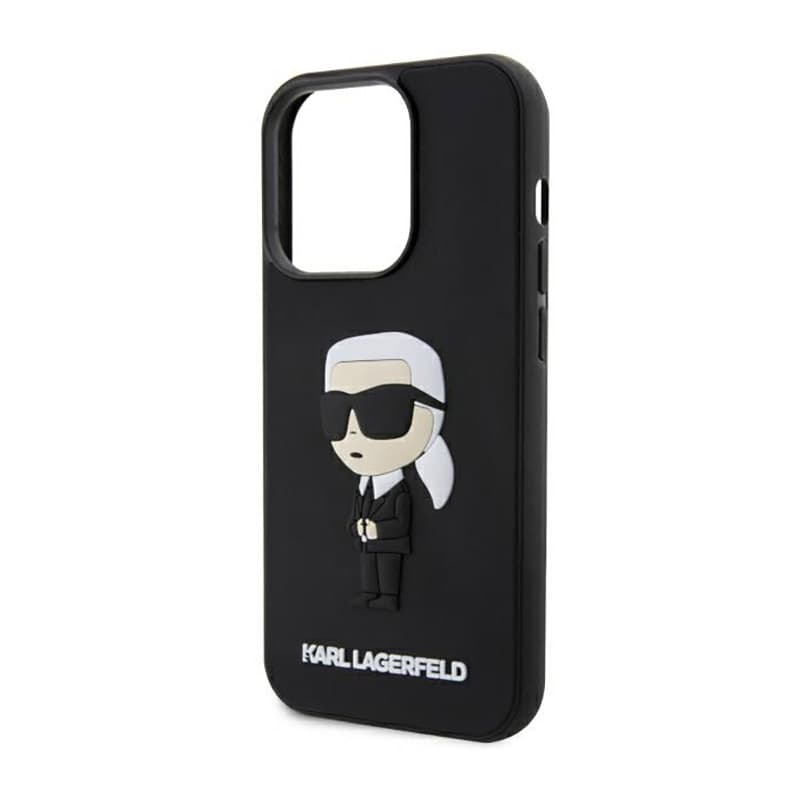 Karl Lagerfeld 3D Rubber NFT Ikonik - Case for iPhone 14 Pro (Black) 6