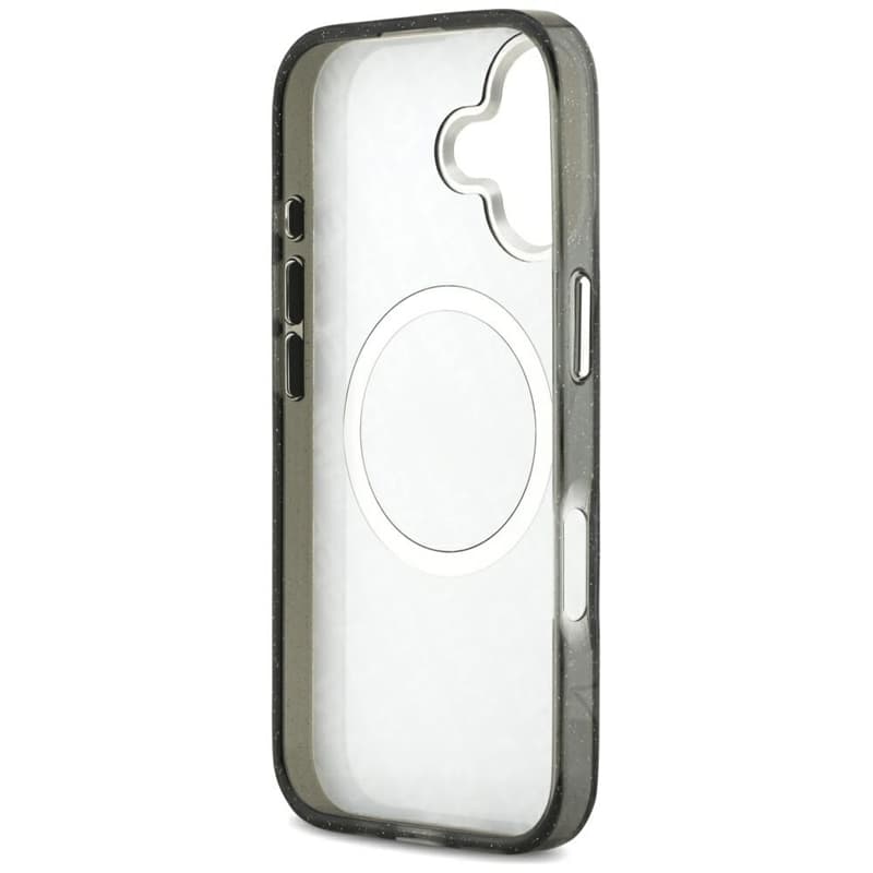 Karl Lagerfeld IML Glitter Karl & Choupette Heads Logo MagSafe - Case for iPhone 17 (black) 7