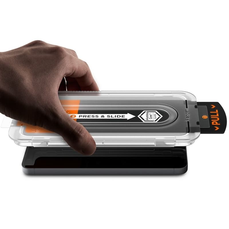 Spigen GLAS.TR EZ Fit Pro - Tempered Glass for Samsung Galaxy S25 FE 7